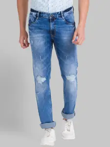 Parx Men Tapered Fit Mildly Distressed Heavy Fade Jeans