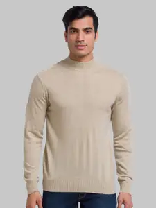 Parx Men Turtle Neck Pullover Acrylic Sweater