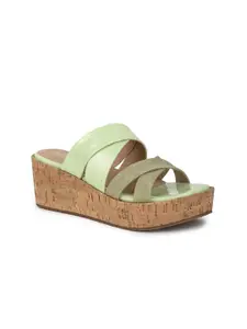 VALIOSAA Open Toe Wedge Heels