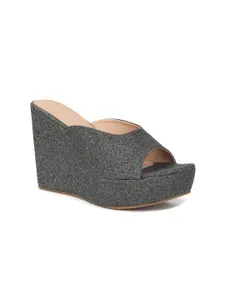 VALIOSAA Party Open Back Wedge Peep Toes