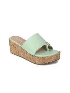 VALIOSAA Solid Wedge Heels