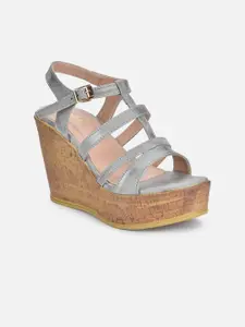 VALIOSAA Solid Wedge Heels