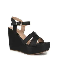 VALIOSAA Solid Wedge Heels