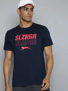 Slazenger Brand Logo Printed Running T-shirt