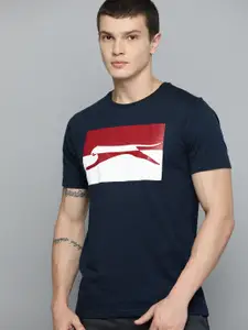 Slazenger Brand Logo Printed Running T-shirt