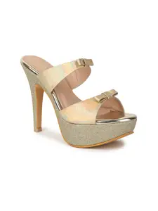 VALIOSAA Party Stiletto Heels With Bows