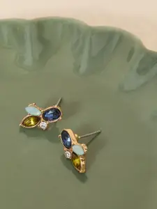 Accessorize Stones Studded Contemporary Stud Earrings