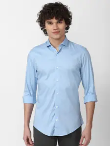 Peter England Men Geometric Printed Slim Fit Casual Shirt