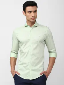 Peter England Men Slim Fit Conversational Printed Cotton Casual Shirt