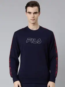 FILA Men Cotton Printed Sweatshirt