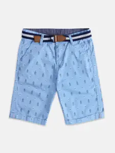 Pantaloons Junior Boys Conversational Printed Cotton Shorts