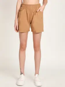 CHKOKKO Women Cotton Casual Shorts