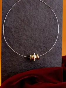 Fabindia Silver Slip-On Necklace