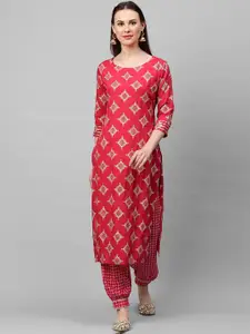 Indo Era Women Floral Printed Kurta