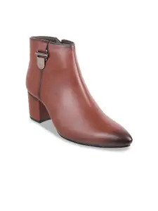 Metro Mid Top Block Heels Boots