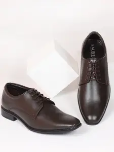 FAUSTO Men Formal Lace Up Derby Shoes