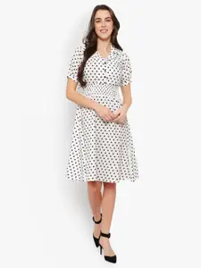 Indietoga Polka Dots Printed Dress