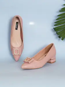 Sherrif Shoes Women Printed Party Block Pumps