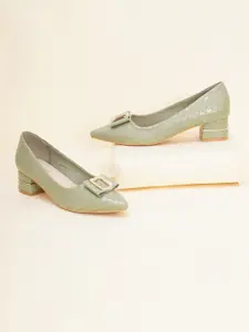 Sherrif Shoes Party Block Pumps With Bows