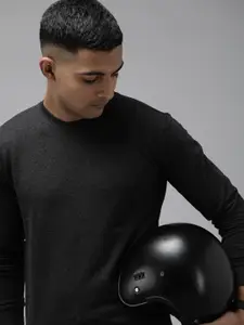 Roadster Men Solid Sweatshirt