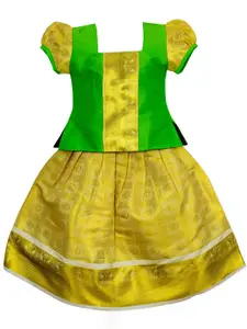 AMIRTHA FASHION Girls Ready to Wear Lehenga & Choli