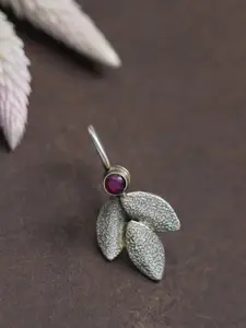 FIROZA Leaf Shaped Drop Earrings