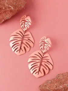 AVANT-GARDE PARIS Leaf Shaped Drop Earrings