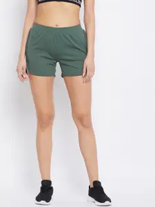 ATHLISIS Women Mid-Rise e-Dry Technology Training or Gym Sports Shorts