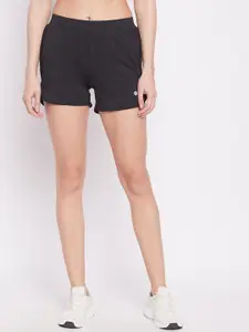 ATHLISIS Women Mid-Rise e-Dry Technology Training or Gym Sports Shorts