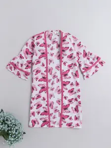 The Magic Wand Girls Printed Embellished Shrug