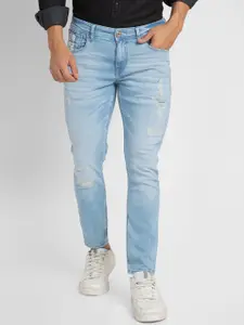 SPYKAR Men Kano Slim Fit Mildly Distressed Heavy Fade Jeans
