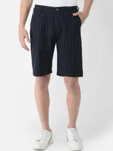 Crimsoune Club Men Striped Pure Cotton Slim Fit Chino Shorts