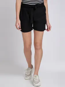 SPYKAR Women Regular Fit Mid-Rise Shorts