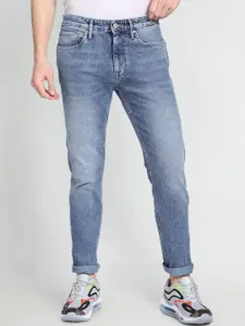 Flying Machine Mid Rise Slash Slim Tapered Fit 90s Vintage Jeans