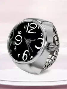 Fashion Frill Stretchable Analogue Watch Ring