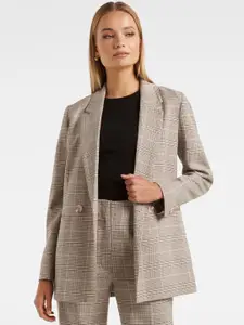 FOREVER NEW Women Checked Single-Breasted Blazers