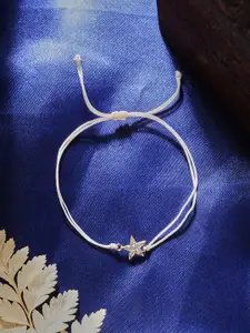 Accessorize Crystals Sparkle Star Friendship Bracelet