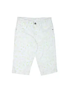 Gini and Jony Girls Mid-Rise Floral Printed Shorts