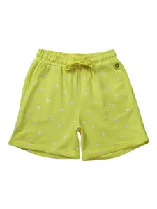 Gini and Jony Girls Printed Cotton Shorts
