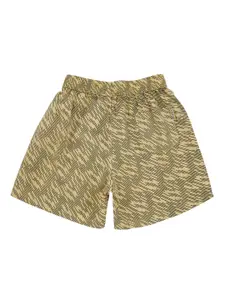 Gini and Jony Boys Printed Regular Fit Cotton Shorts