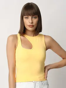 Disrupt Round Neck Cut-Out Tank Top