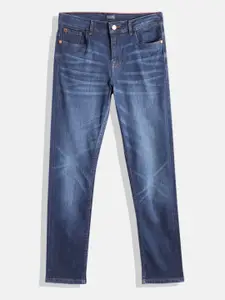 Allen Solly Junior Boys Slim Fit Mid-Rise Light Fade Stretchable Jeans