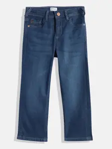 Allen Solly Junior Boys Slim Fit Heavy Fade Embroidered Stretchable Jeans