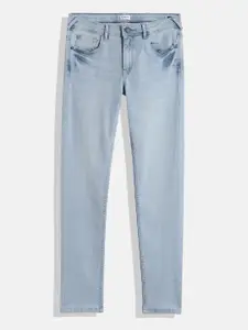 Allen Solly Junior Boys Skinny Fit Heavy Fade Embroidered Stretchable Jeans