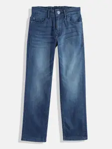 Allen Solly Junior Boys Slim Fit Heavy Fade Stretchable Jeans