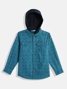 Allen Solly Junior Boys Floral Printed Pure Cotton Casual Shirt