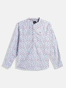 Allen Solly Junior Boys Printed Pure Cotton Casual Shirt