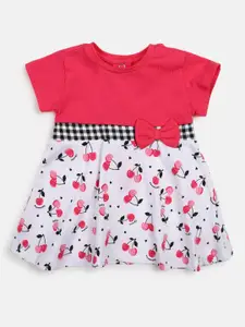 Chicco Infants Girls Printed A-Line Dress