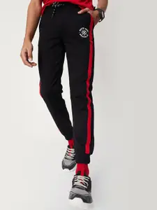 max Boys Side Striped Relaxed Fit Cotton Jogger
