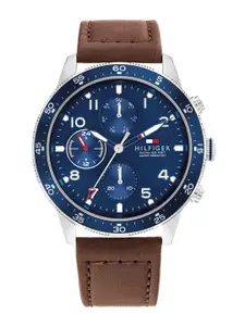 Tommy Hilfiger Men Leather Straps Analogue Watch TH1791946W